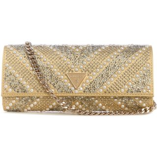 Bolsa Guess Elsie Clutch Dourado