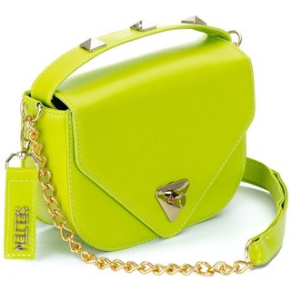 Bolsa Feminina Tiracolo Lançamento Bolsa Manu Selten Verde-lima