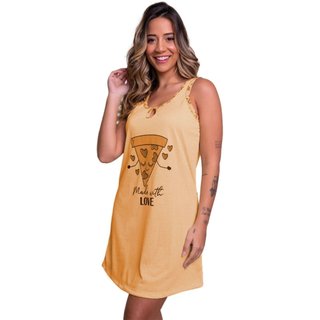 Camisola Feminina Malha Serra e Mar Modas Estampada Nathália Coral