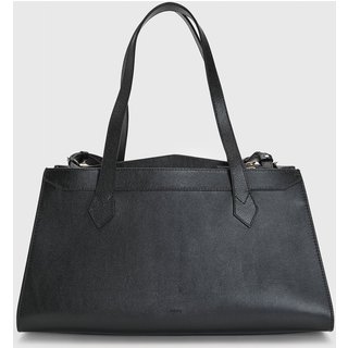 Bolsa Feminina Arezzo Grande Couro Preta