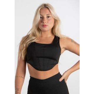Cropped Rioutlet Corselet Preto