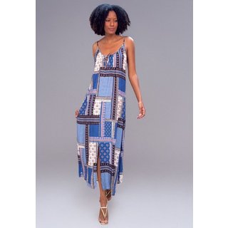 Vestido Midi Amplo Blue Baby