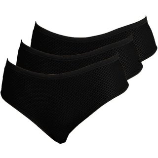 Kit com 3 Calcinhas Biquíni Dilady 203200 Preto