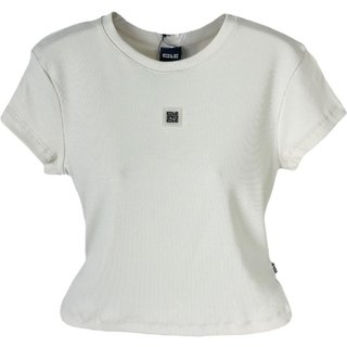 Blusa Cropped Small Canelada com Manga Colcci CLC Bege Italian