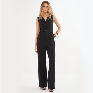 Macacão Colcci Hearth Pr26 Preto Feminino