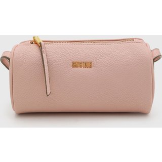 Bolsa Feminina Santa Lolla Cilíndrica Rosa Claro
