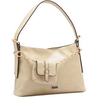 Bolsa Feminina Chenson Hobo Chic Off White