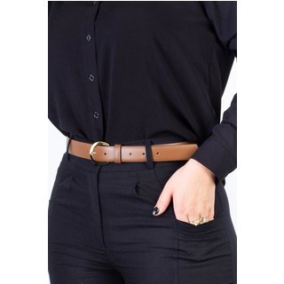 Cinto Feminino Largo De Couro Liz