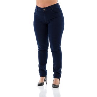 Calça Jeans Feminino Arauto Skinny Imperio Max Azul Escuro