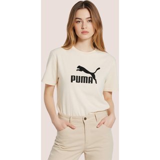 Camiseta Puma Classics Logo Tee Feminina Branco