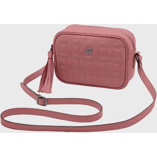 Bolsa Transversal Couro Mariart Gardênia Blush