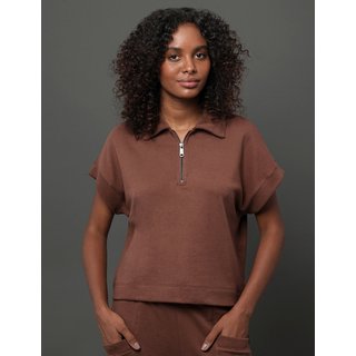 Blusa Feminina Malha Idaho Calvin Klein Jeans - Marrom Calvin Klein Jeans