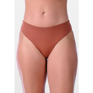 Calcinha Summer Soul Fio Dental Duplo Cintura Baixa Marrom