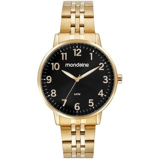 Relógio Feminino Casual Dourado Mondaine