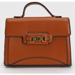 Bolsa Média Feminina Santa Lolla Corrente Caramelo