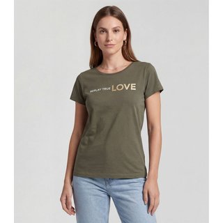 Blusa Feminina Cotton Com Estampa Infinita Cor Verde