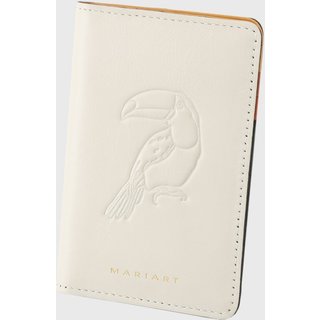 Carteira Couro Mariart Flora Branco Tucano
