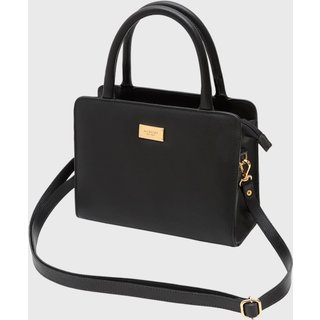 Bolsa Transversal Couro Mariart Maia Preta