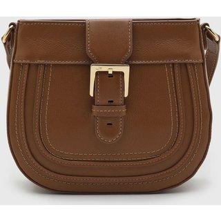 Bolsa Feminina Jorge Bischoff Fivela Marrom