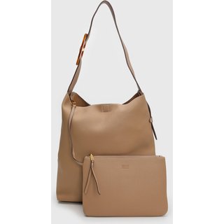 Kit Bolsa e Necessaire Santa Lolla com Alça Resina Nude