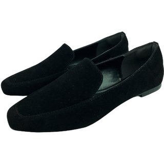 Sapato Mocassim Donatella Shoes Camurça Macau Liso Confort Preto