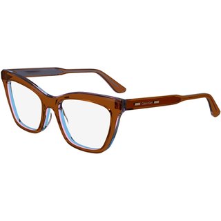 Armação de Óculos Calvin Klein CK24517 227 - Marrom Crystal 52