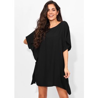 Vestido Kaftan Curto Amazonia Vital Preto