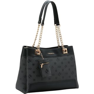 Bolsa Feminina Chenson Monograma Atemporal 3485412 Preto