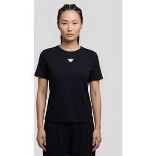 Camiseta Feminina Lança Perfume Baby Look Placa Preta