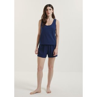 Pijama Curto Feminino Com Regata Texturizado Hering