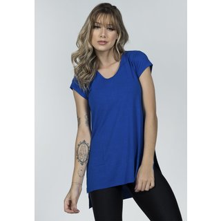 Blusa Bella Fiore Modas Fitness Longa Academia Tapa Bumbum Ju Azul