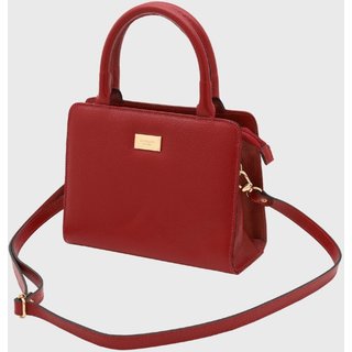 Bolsa Transversal Couro Mariart Maia Cereja
