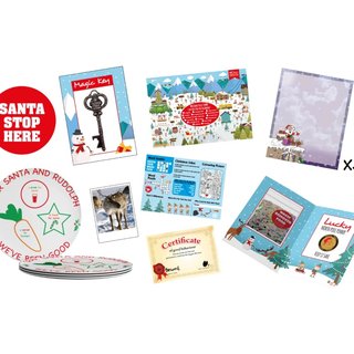 Christmas Eve Hamper - Festive Family Bundle with Personalised Santa Letter, Certificates & Keepsakes - Gift Option - Personalised Santa Letter | Wowc