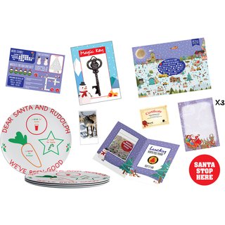 Christmas Eve Family Hamper with Personalised Santa Letter, Treats & Keepsakes - For 1 Family - Personalised Santa Letter - Gifting Available | Wowche