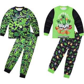 Official Minecraft Pyjama Set for Kids - 5 Sizes, 6 Designs | Wowcher