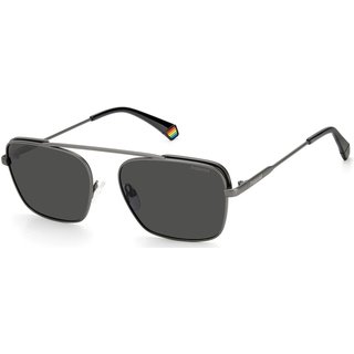 Polaroid Grey Aviator Sunglasses | Wowcher