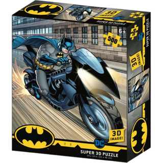 Puzzle DC Batman Batcycle da 500 pezzi - Effetto 3D