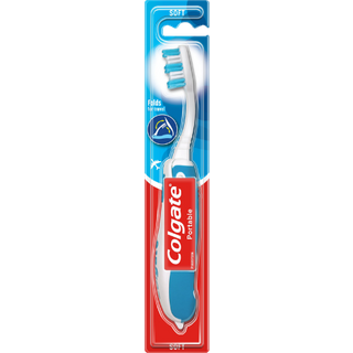 Colgate Spazzolino da Viaggio Morbido Pieghevole Portatile