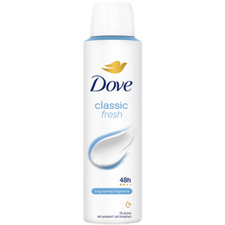 Dove Classic Fresh 48h Deodorante Antitraspirante Spray per Donna - 150 ml