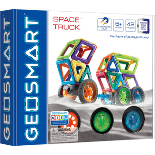 Set di costruzioni magnetiche GeoSmart Space Truck – 42 pezzi
