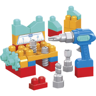 Mega Bloks Set di trapani da costruzione Lil' - 32 pezzi