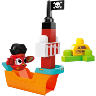 Mega Bloks - Nave pirata in mattoncini - 11 pezzi