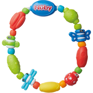 Nuby Bug A Loop - Collana con anello da dentizione