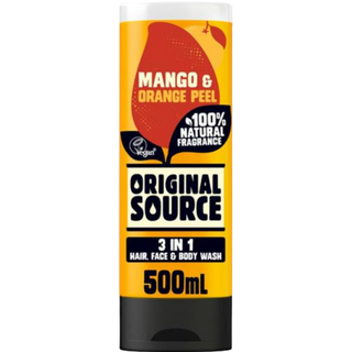 Gel doccia 3 in 1 Original Source al mango e scorza d’arancia - 500 ml