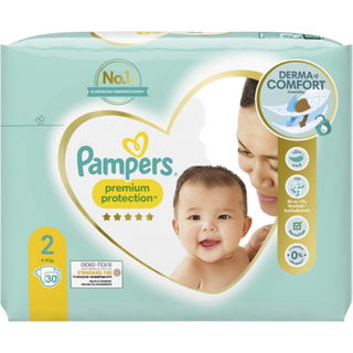 Pampers Premium Protection Taglia 2 (4-8 kg) 30 pezzi.