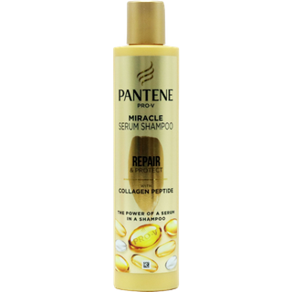 Pantene Pro-V Miracle Serum Repair & Protect Shampoo Riparatore con Peptide di Collagene - 255 ml