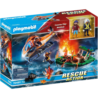 Playmobil Missione antincendio costiero - 70491
