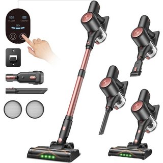 Vactidy V10 Pro Cordless Stick Vacuum Cleaner 45KPa Strong Suction 45 Mins Runtime Lightweight LED Display 5 HEPA Filters
