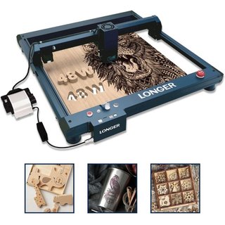 LONGER Laser B1 40W Engraver Cutter 36000mm/min High Speed Diode Laser Technology Engraving 450*440mm Work area USB TF Wifi APP