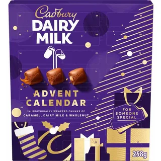 Secret Santa Dairy Milk Chocolate Chunk Advent Calendar 258g